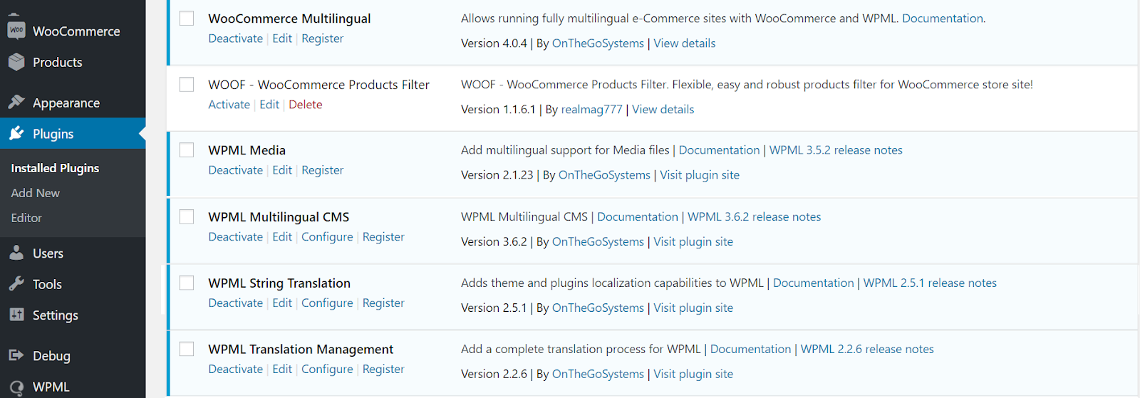 Installazione del modulo Dokan WPML - Negozio multilingue WooCommerce