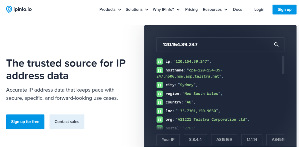 ipinfo.io