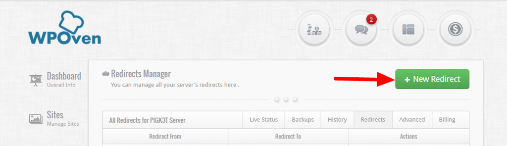 WPOven redirect 2 How To Redirect A WordPress URL? 6 Best Methods