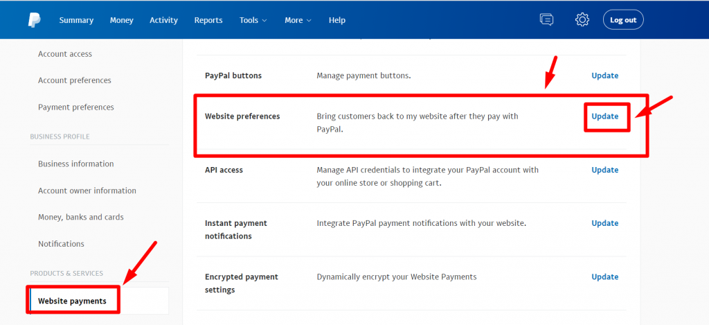 PayPal 식별 토큰 받기