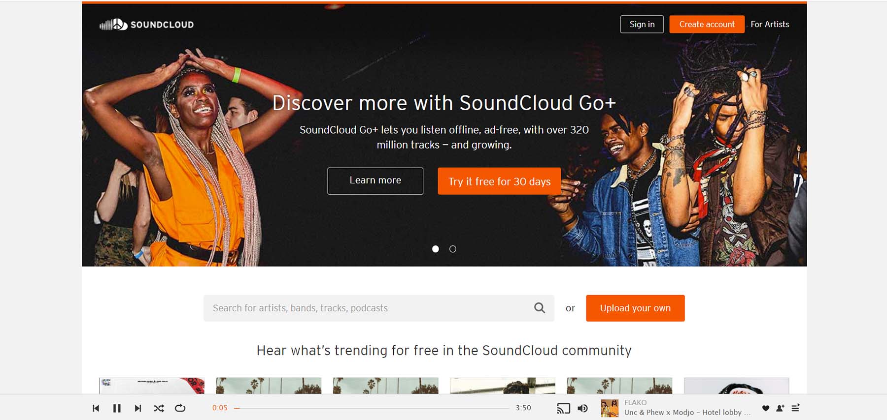 Soundcloud, platforma do podcastów i audio