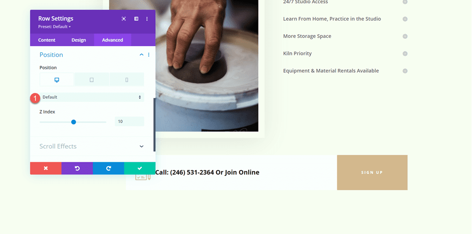 Divi Add Sticky Map Module Position