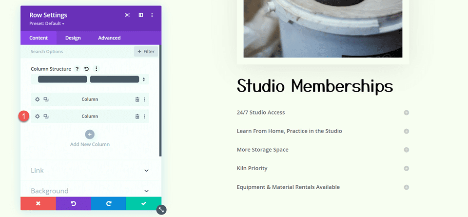 Divi Add Sticky Map Module Column 2 Settings