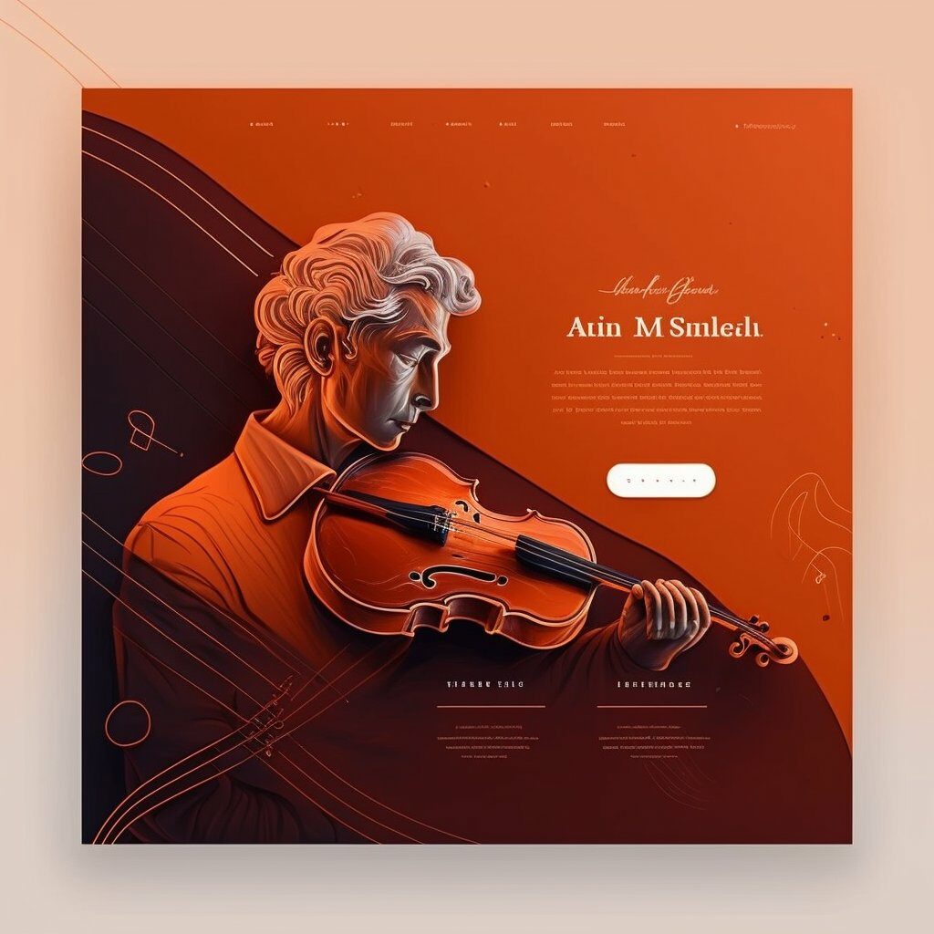 Musiker-Portfolio-Design