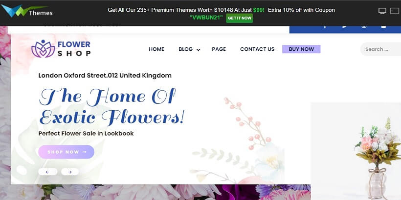 Florist Toko Bunga-Terbaik-Florist-dan-Bunga-Toko-WordPress-Tema