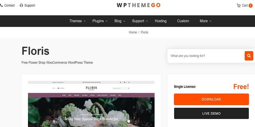 Floris-Terbaik-Florist-dan-Bunga-Toko-WordPress-Tema