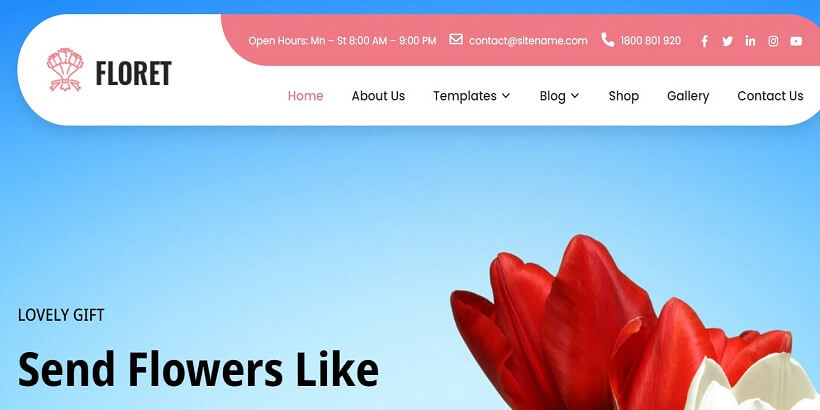 Floret-Best-Florist-and-Flower-Shop-WordPress-테마