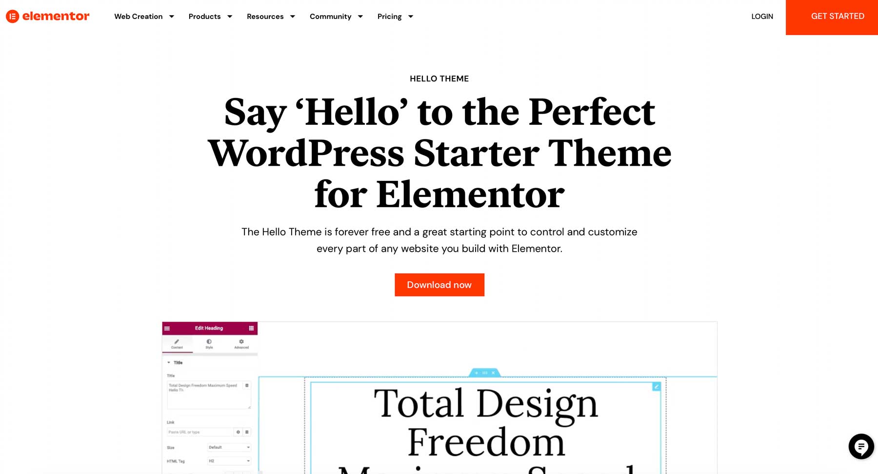 Hello Elementor 最快的 WordPress 主题