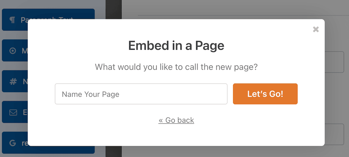 Create a new page