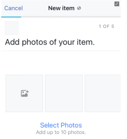 Facebook Marketplace'e Öğe Fotoğrafları Nasıl Eklenir?