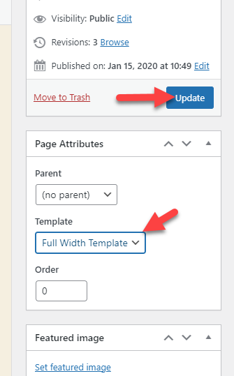 更新頁面 - 刪除 WooCommerce 側邊欄