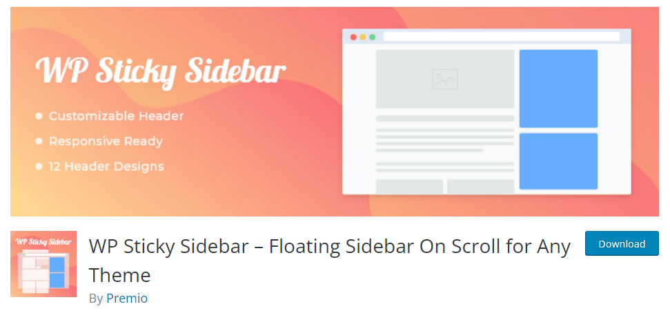 wp sticky sidebar - eliminar la barra lateral de WooCommerce