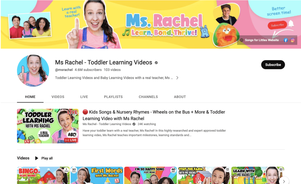 ms-rachel-canal-de-youtube