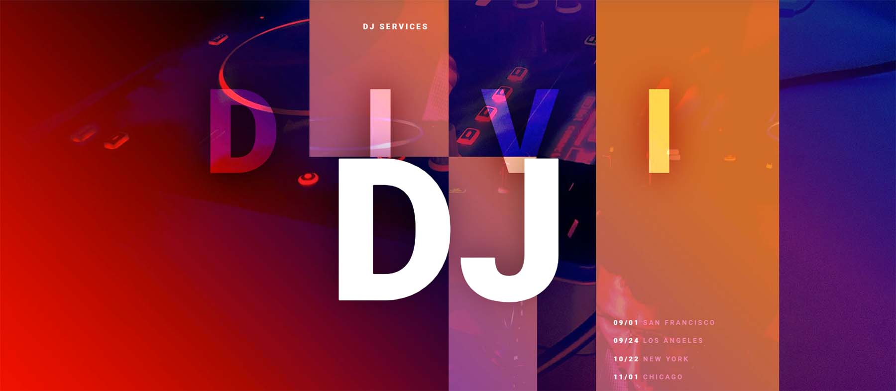 ธีม WordPress ของ Divi และ DJs