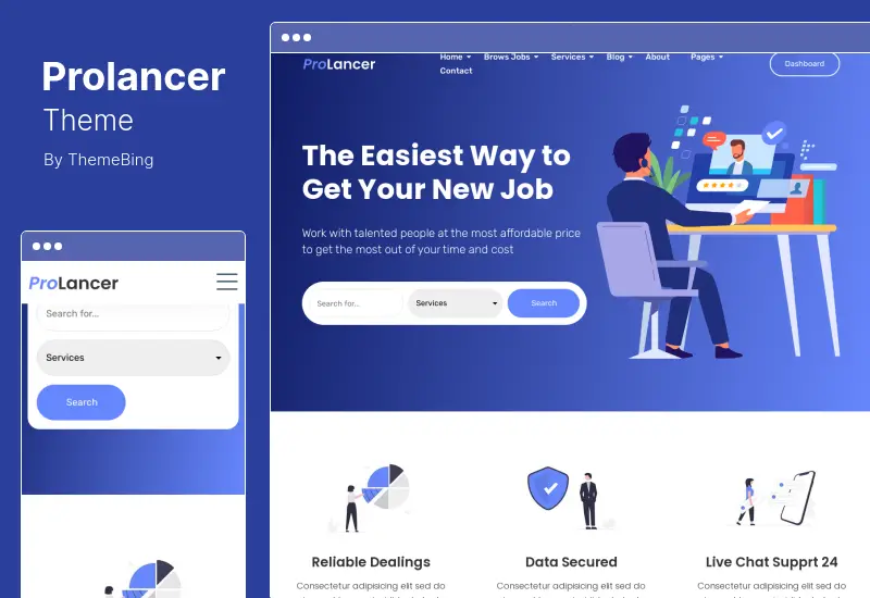 Prolancer テーマ - フリーランス マーケットプレイスの WordPress テーマ