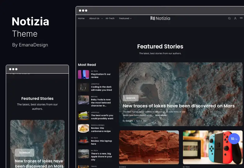 Notizia Theme - Tema de WordPress para noticias y revistas