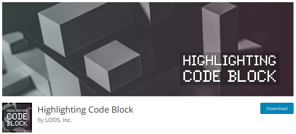 bloc de code en surbrillance