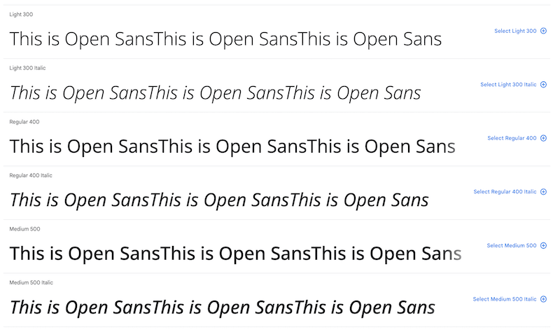 Open Sans - 出典: Google Fonts