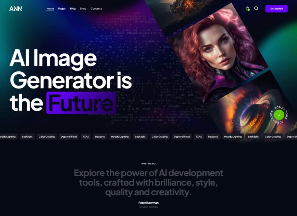 ANN - Rede Neural Artificial AI WordPress Tema