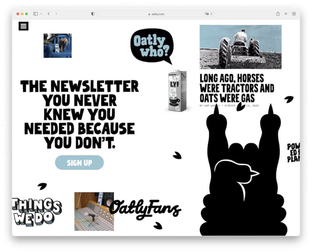 site-ul web oatly shopify