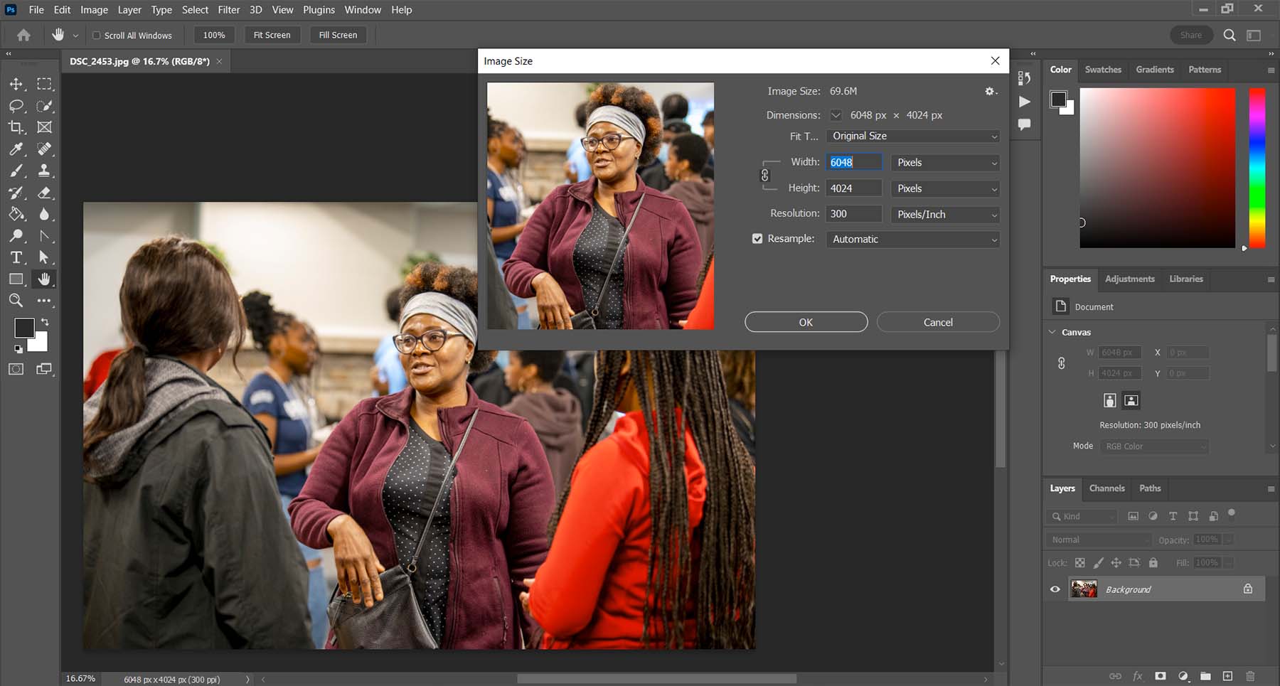 Adobe Firefly sendo usado no Adobe Photoshop para aprimorar imagens