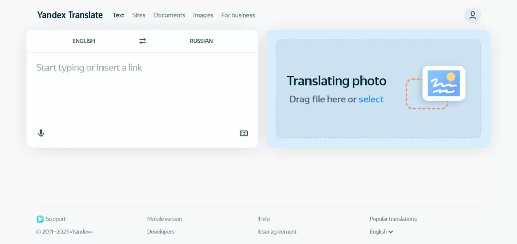 logiciel de traduction automatique yandex translate