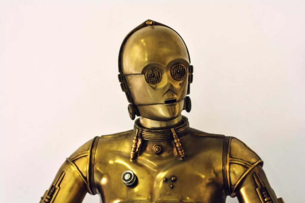 c3po come simbolo dell'intelligenza artificiale nella traduzione automatica