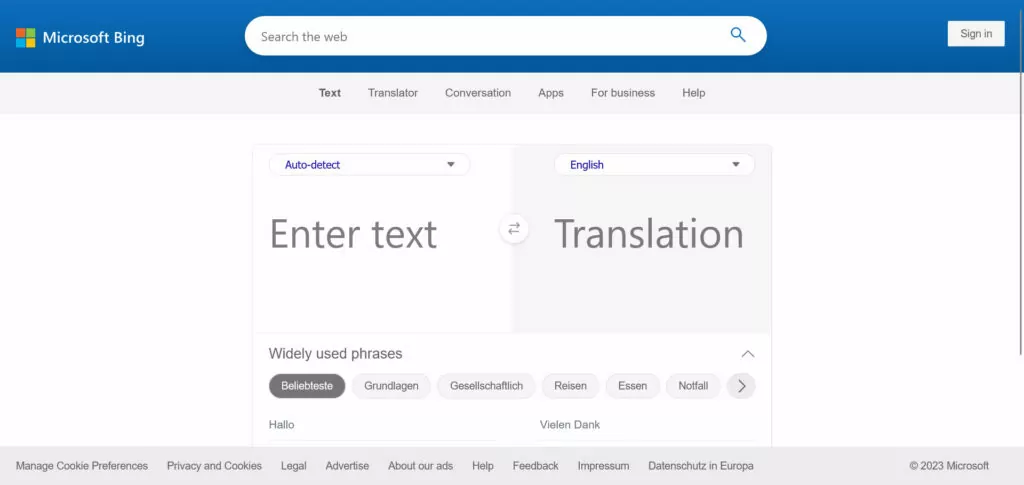 software de traducere automată microsoft bing translator