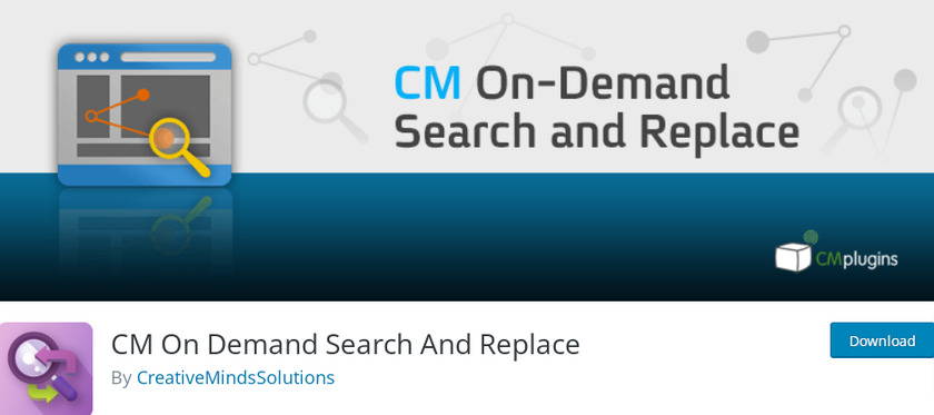 cm-on-demand-ค้นหาและแทนที่