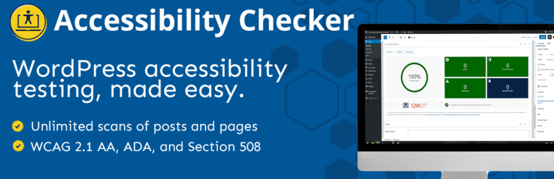 Le plugin Accessibility Checker pour WordPress