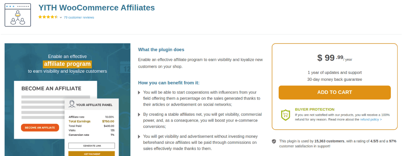 Afiliasi YITH WooCommerce