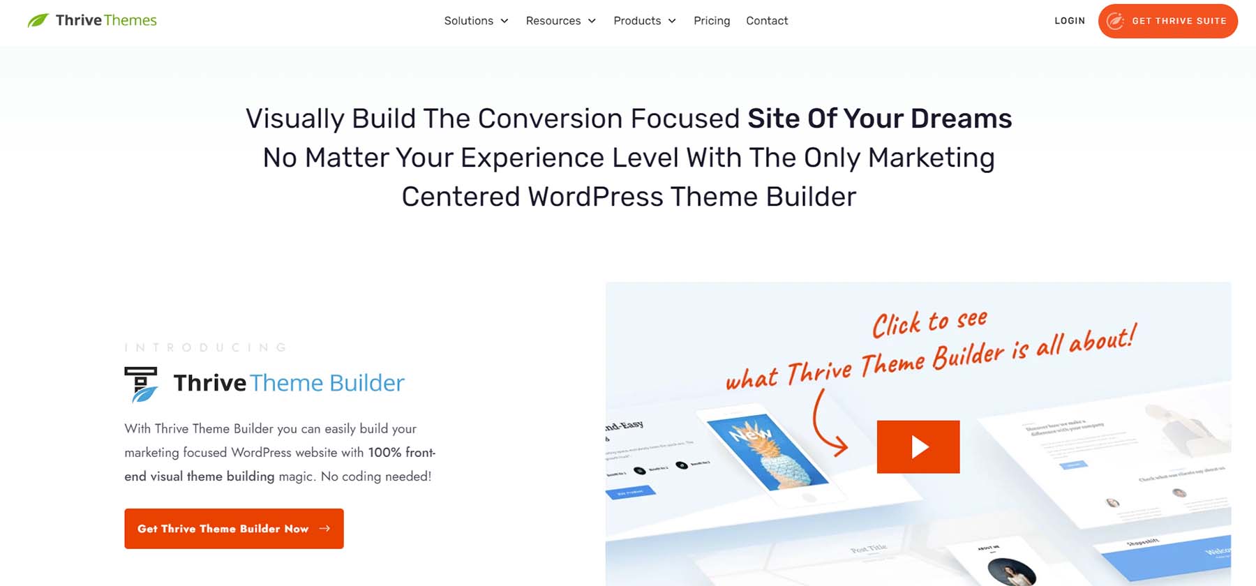 Thrive Theme Builder zum Erstellen marketingorientierter WordPress-Websites von Grund auf!