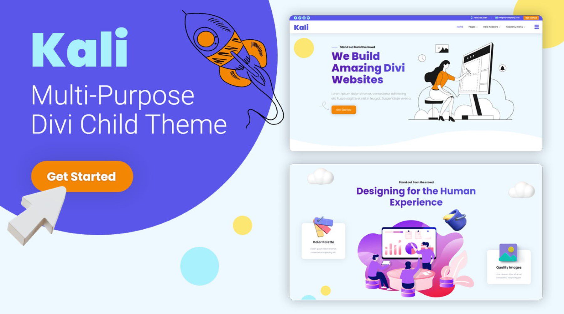 Kali Multi-Purpose Divi Child Theme