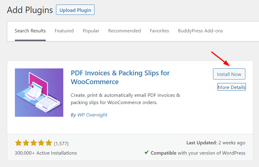 ส่งใบแจ้งหนี้ใน WooCommerce