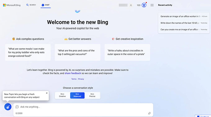 Bing Chat