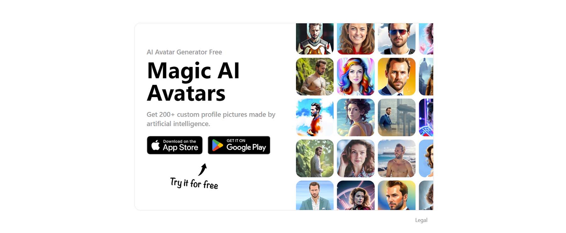 Magic AI Avatars, générateur d'IA