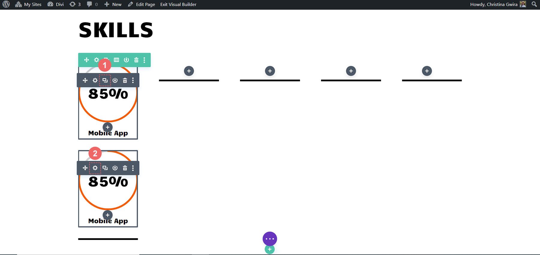 Duplicați modulul Circle Counter