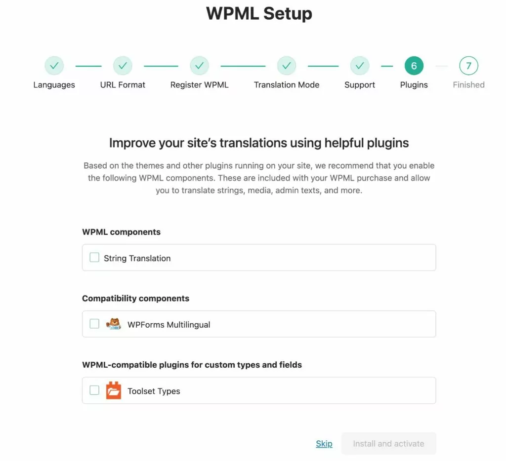 WPML翻訳の互換性