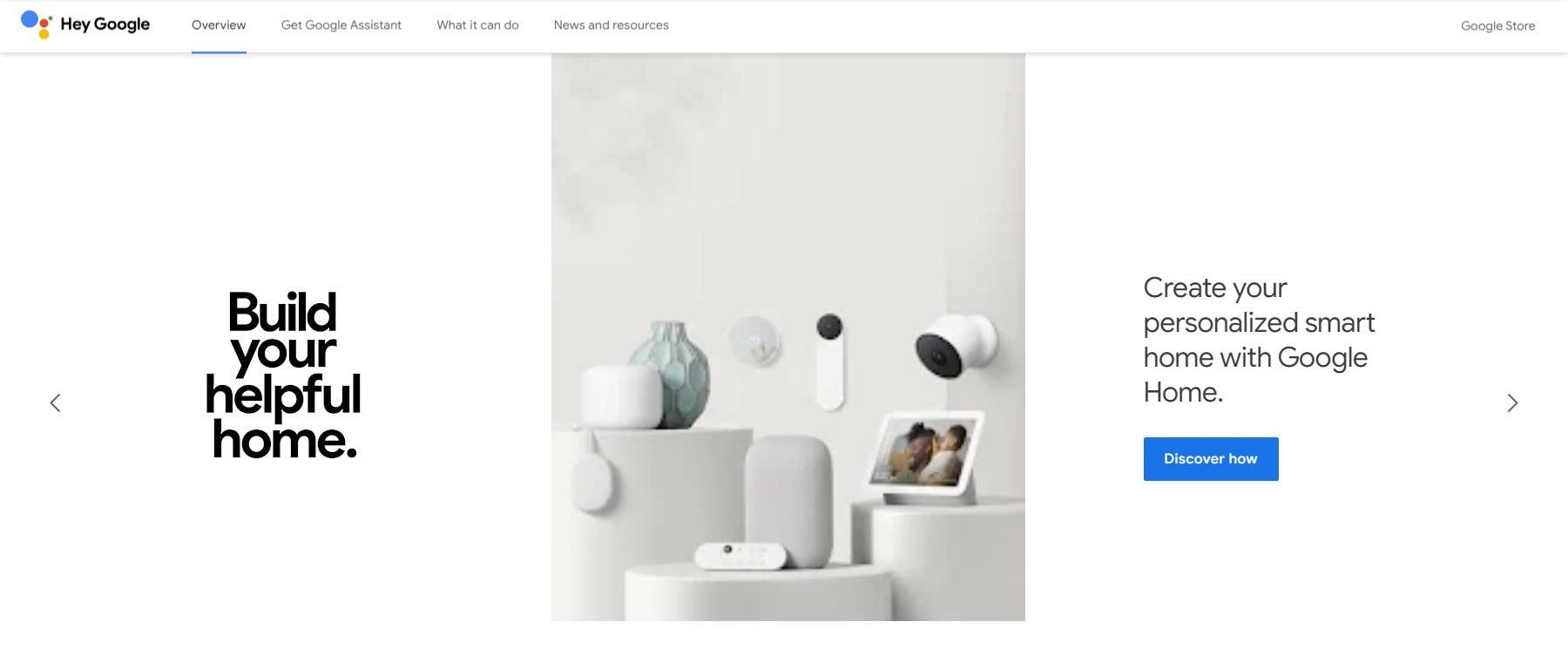 Assistente Google - Home page luglio 2023