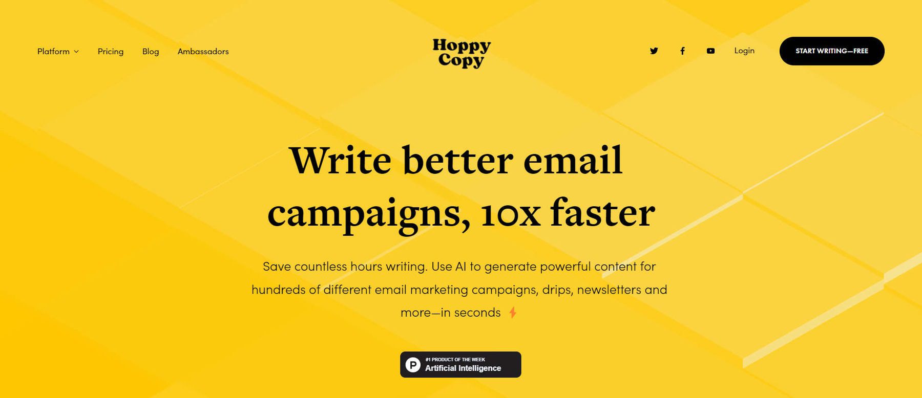 Hoppy Copy - Homepage يوليو 2023