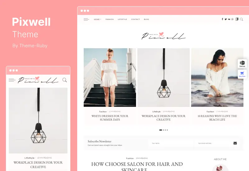 Pixwell 테마 - Modern Magazine WordPress Theme