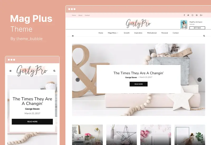 MagPlus Theme - บล็อก นิตยสาร Elementor WordPress Theme