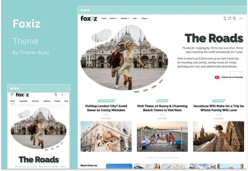 Foxiz Theme - ธีม WordPress ข่าวหนังสือพิมพ์และนิตยสาร