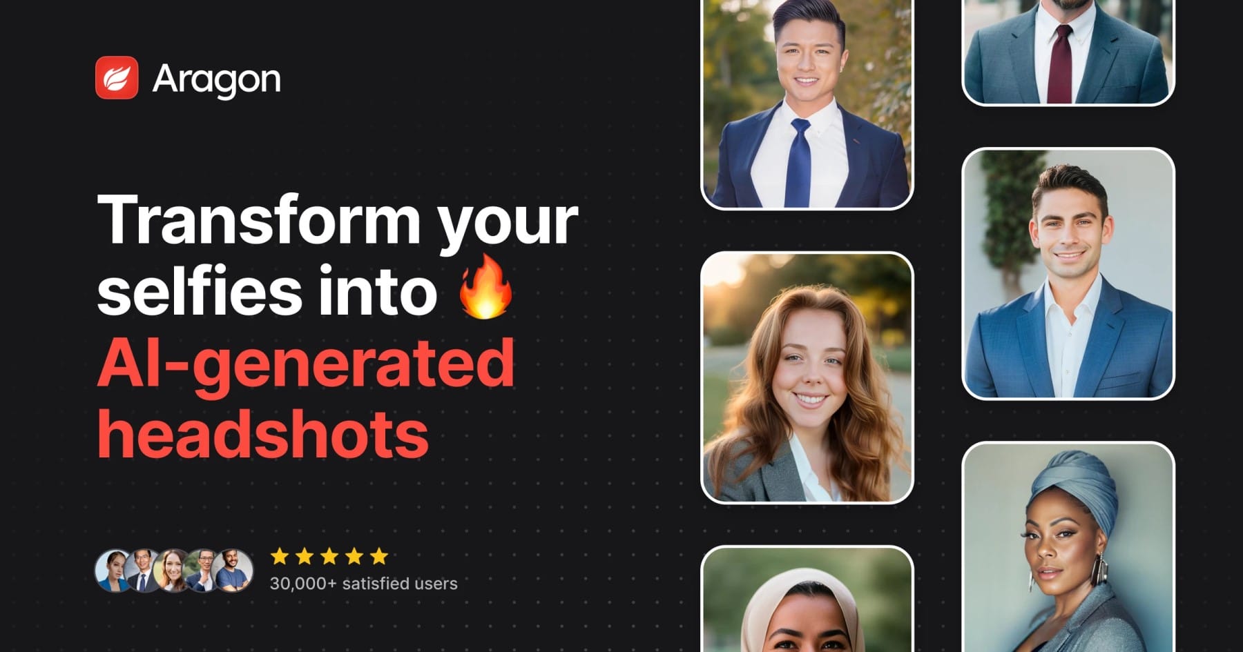 Aragon AI Professional Headshots مع AI