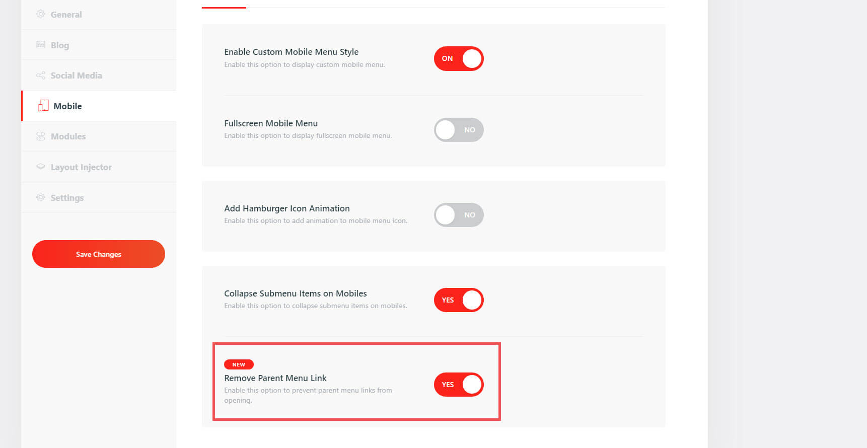 Cep Telefonlarında Alt Menü Öğelerini Daralt