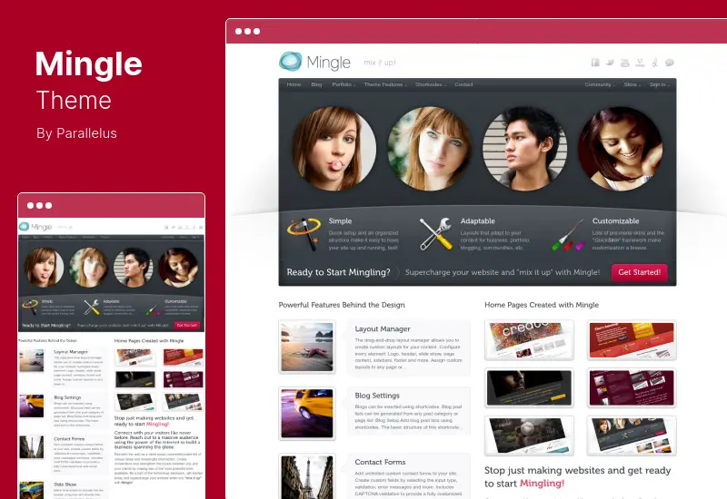 ธีม Mingle - ธีม WordPress อเนกประสงค์