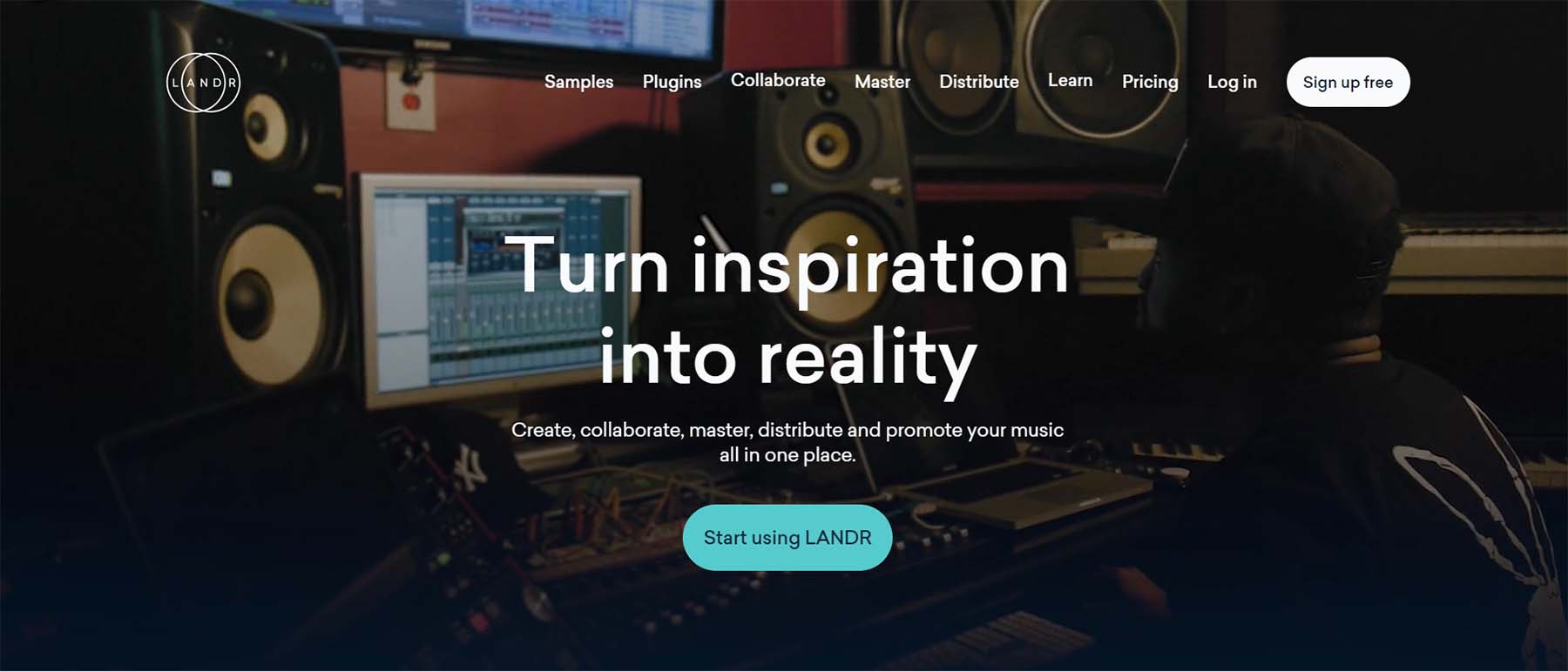 Suite de mastering audio LANDR AI