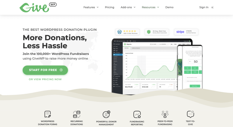 Givewp-wordpress-плагин для пожертвований