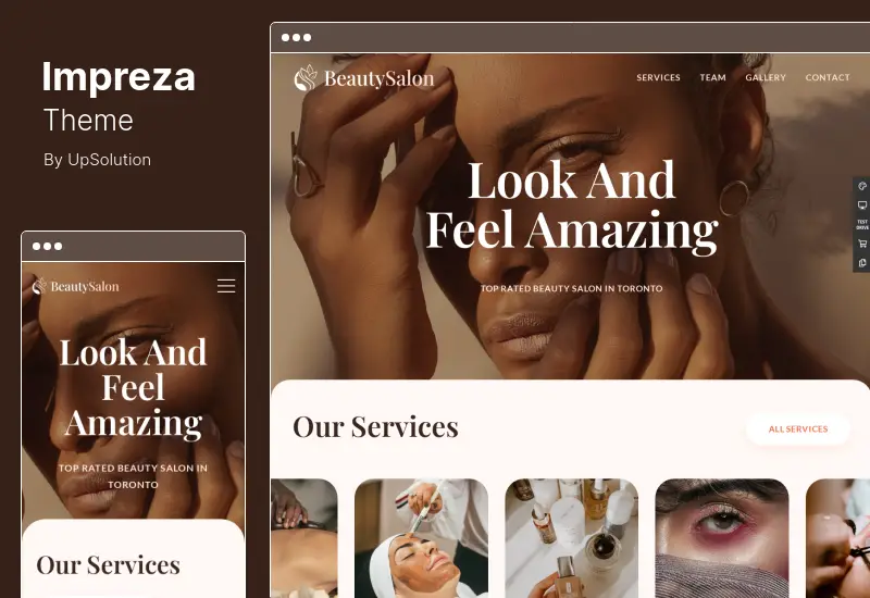 Tema Impreza - Situs WordPress dan Tema Pembuat WooCommerce