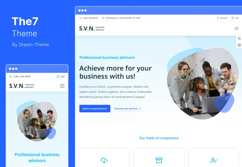 Tema The7 - Pembuat Situs Web dan eCommerce untuk Tema WordPress